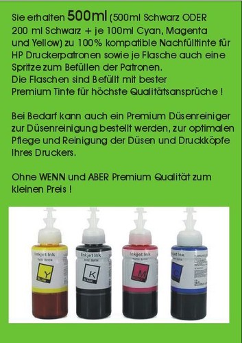 500ml nachfülltinte drucker - 500ml,