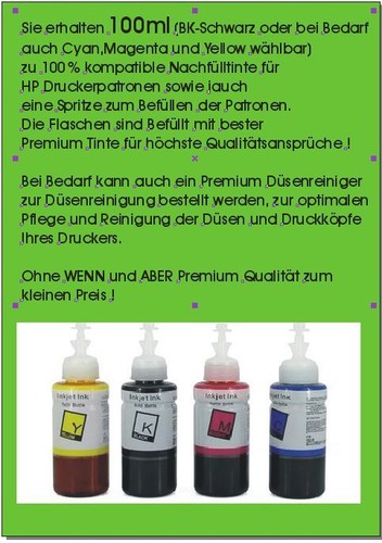 100ml nachfülltinte drucker - 100ml,